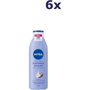 6x Nivea Body Lotion 250ml Irresistibly Smooth