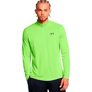 Under Armour Tech Vent Geotessa Sweatshirt Met Halve Rits Groen M Man