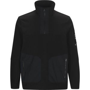 Peak Performance - 2.0 Fleece/ Woven TN - Zwarte trui - S - Zwart