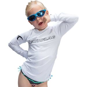 Watrflag Rashguard Malaga Kids - Wit - UV beschermend surf shirt lange mouw 116
