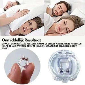 SnurkStop Pro - Magnetische Anti-Snurk Neusplug voor Rustige Nachten