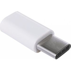 USB type C naar Micro USB verloop-stekker / adapter Female micro USB naar Male USB type C 3.1, o.a. Nexus, OnePlus, Asus, Nokia, Lumia, Macbook, Chromebook en Xiaomi