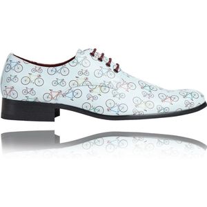 Cyclie - Maat 44 - Lureaux - Kleurrijke Schoenen Voor Heren - Veterschoenen Met Print