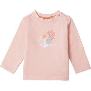 Noppies Girls Tee Caroline long sleeve Meisjes T-shirt - Peach Beige - Maat 86