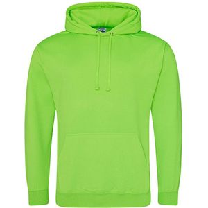 Vegan Unisex Hoodie 'Electric' met capuchon Green - S