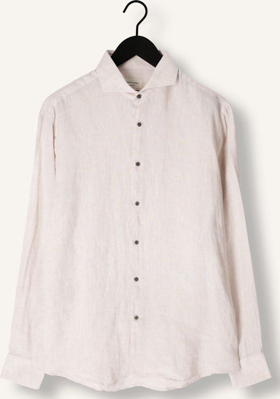 Gentiluomo S9226-120 Overhemden Heren - Zand - Maat 38