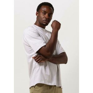 Woodbird Wbbaine Base Tee Polo's T-shirts Heren - Polo shirt - Lichtgrijs