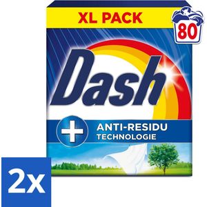 Dash – Waspoeder – Wasdraad Fris – 4,4 kg - Voordeelverpakking - 2 stuks