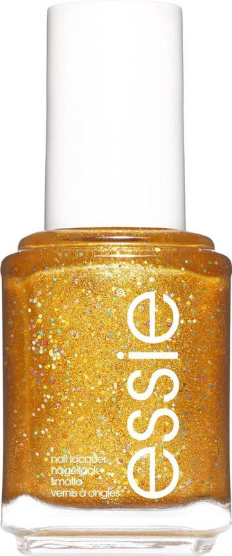 Essie Winter Collection Nagellak - 665 Caught On Tape - Gouden Glitter Nagellak