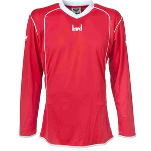 KWD Sportshirt Victoria - Voetbalshirt - Kinderen - Maat 116 - Rood/Wit