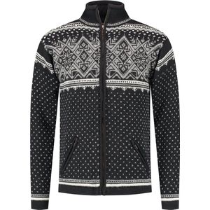 Norfinde Noors vest-windstopper - 100% zuivere wol - grijs