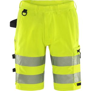 Fristads High vis Green stretch korte broek klasse 2 2648 GSTP - Hi-Vis geel - C62