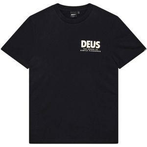 Deus Ex Machina - DMF251298A - T-shirt - Zwart - Katoen - Korte Mouwen
