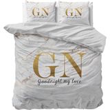 Sleeptime - Goodnight Goud - Dekbedovertrek - Geel - 240x220 + 2 Kussenslopen 60x70