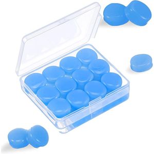 JHubers Goods - 6 paar ruisonderdrukkende oordopjes van zacht siliconen, ideaal voor slapen, zwemmen en reizen