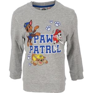Paw Patrol Sweater - Maat 122/128 - Katoen - Grijs - Jongens