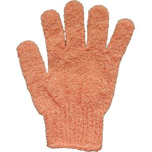 Scrub handschoenen - scrub washand - scrubhandschoenen - oDaani - Oranje