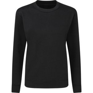Zwarte dames sweater Crew Neck merk SG maat S