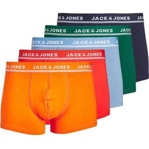 Jack & Jones Boxershorts Heren Trunks JACCOLORFUL KENT 5-Pack - Maat L