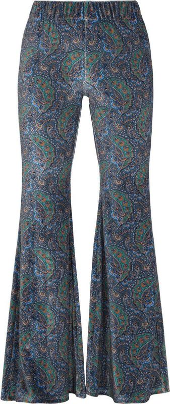 usha FESTIVAL Broek  blauw / groen / oranje