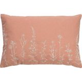 Dutch Decor MADELIN - Kussenhoes van katoen Muted Clay 40x60 cm - roze - met rits