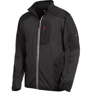 FHB Ralf Jersey-Fleecejack Antraciet-Zwart maat L