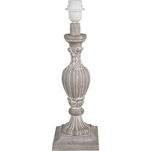 Clayre & Eef Lampenvoet Ø 14x43 cm Bruin MDF