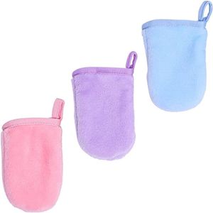 Nordivar - Set van 3 herbruikbare microvezel reinigingsdoeken voor gezichts- en make-upverwijdering