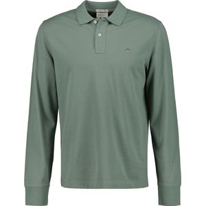 GANT Poloshirt Regular Shield Longsleeve Pique Rugger Set van 1