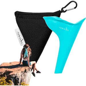 Edicare Urinella voor vrouwen - Draagbaar Urinoir - Roze - Herbruikbaar en Opvouwbaar - Praktisch en Comfortabel - Voor Reizen en Outdoor Gebruik plastuit voor vrouwen