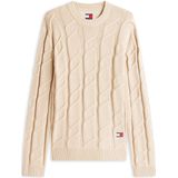 Tommy Jeans Trui  beige / navy / rood / wit
