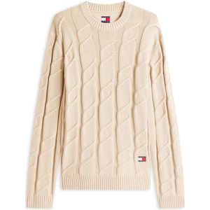 Tommy Jeans Trui  beige / navy / rood / wit