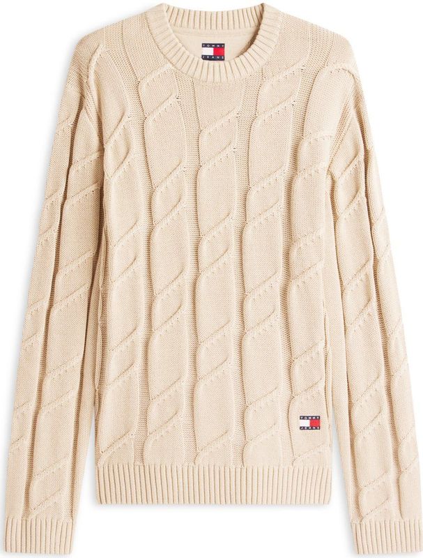 Tommy Jeans Trui  beige / navy / rood / wit