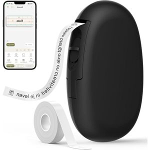 Bluetooth Label Maker Machine E10 - Doorlopende Waterdichte Label Tape - Veelzijdige App met 35 Lettertypen & 1k+ Pictogrammen - Thuis Keuken School Kantoor Organisatie