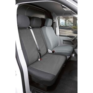 Walser Hoes Performer van 100% polyester compatibel met Ford Transit V363/Transit Connect/Transit Custom - 1 dubbele bankhoes
