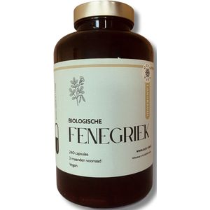 Fenegriek Capsules Biologisch 240 st – 100% Natuurlijk – Rijk aan Vezels, Eiwitten & Mineralen – Ocin Vita