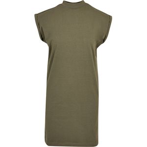 Super Oversized damesshirt 'Turtle Shoulder Dress' Olive - XXL