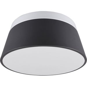 LED Plafondlamp - Torna Barnaness - E27 Fitting - 3-lichts - Rond - Mat Antraciet - Aluminium