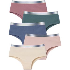 Jonen Set van 5 effen shorty's voor meisjes JONEN