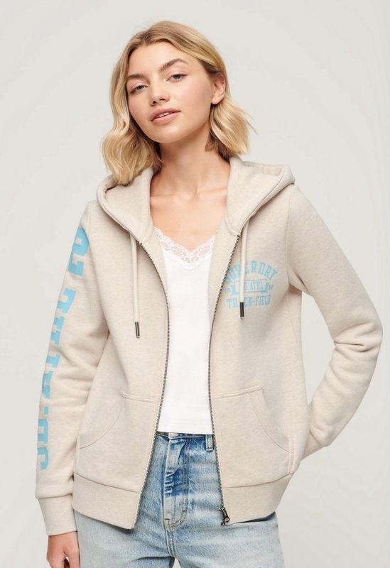 Superdry - Super Athletic - Sweatshirt - Met Rits