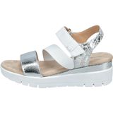 TT.BAGATT - Sandalen - Dames - Metallic Accenten - Slangenpatroon - Klittenbandsluiting