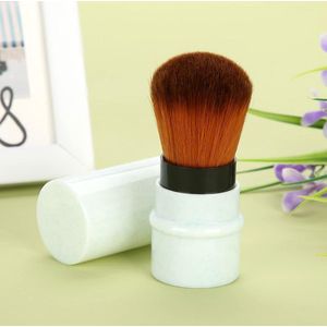 Allecto Plus - Makeup Brush Retractable Kabuki voor Poeders en Blush - Draagbare Make-up Kwast voor Gezicht - Minerale Cosmetica (Vegetarisch)