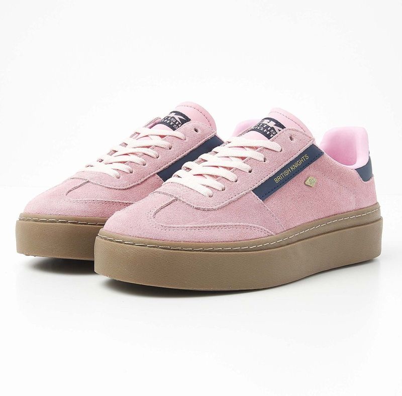 BK - RE-ISSUE - Sneakers - Roze/Donker Blauw