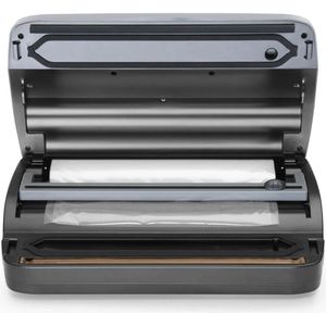 Hendi Compacte vacuümmachine - ingebouwde rolcontainer - dubbele sealtijd en vacuümkracht - 385x205x95mm