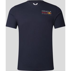 Red Bull Racing Logo Shirt Gekleurd Blauw 2023 M - Max Verstappen - Sergio Perez - Oracle