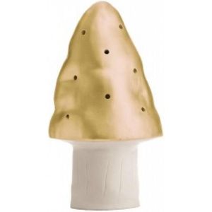 Paddestoel lamp - Egmont Toys - Heico lamp - goud - LED lamp