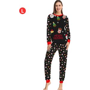 Kerstpyjama Dames Set - Christmas - Kerst Pyjama - Vrouwen - Volwassenen - Broek & Shirt - Maat L