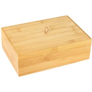 Opbergdoos met deksel - Bamboe - Stapelbaar - 3 maten