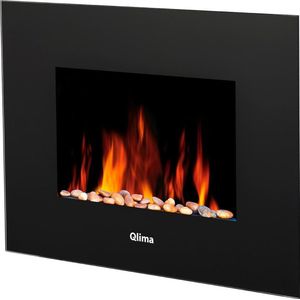 Qlima EFE 2018 - Elektrische Sfeerkachel - Eenvoudige wandmontage - Instelbare Vlammen