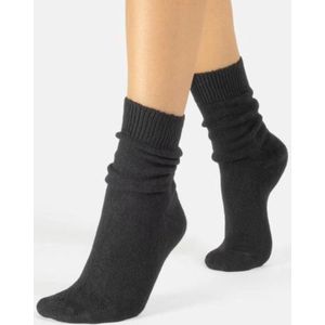 Cette , Wollen sokken, kasjmiersokken, merino wollen sokken, kerstcadeau - zwart - Gezellige sokken gemaakt van de beste natuurlijke vezels.